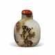 A CARVED CAMEO AGATE SNUFF BOTTLE - фото 1