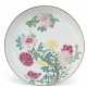 A FAMILLE ROSE SAUCER DISH - photo 1