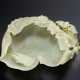 A PALE GREENISH-WHITE JADE `LEAF-SHAPED’ BRUSH WASHER - photo 1