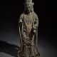 A MAGNIFICENT AND HIGHLY IMPORTANT GILT-BRONZE FIGURE OF GUANYIN - photo 1