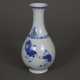 Blau-weiße Vase - Foto 1