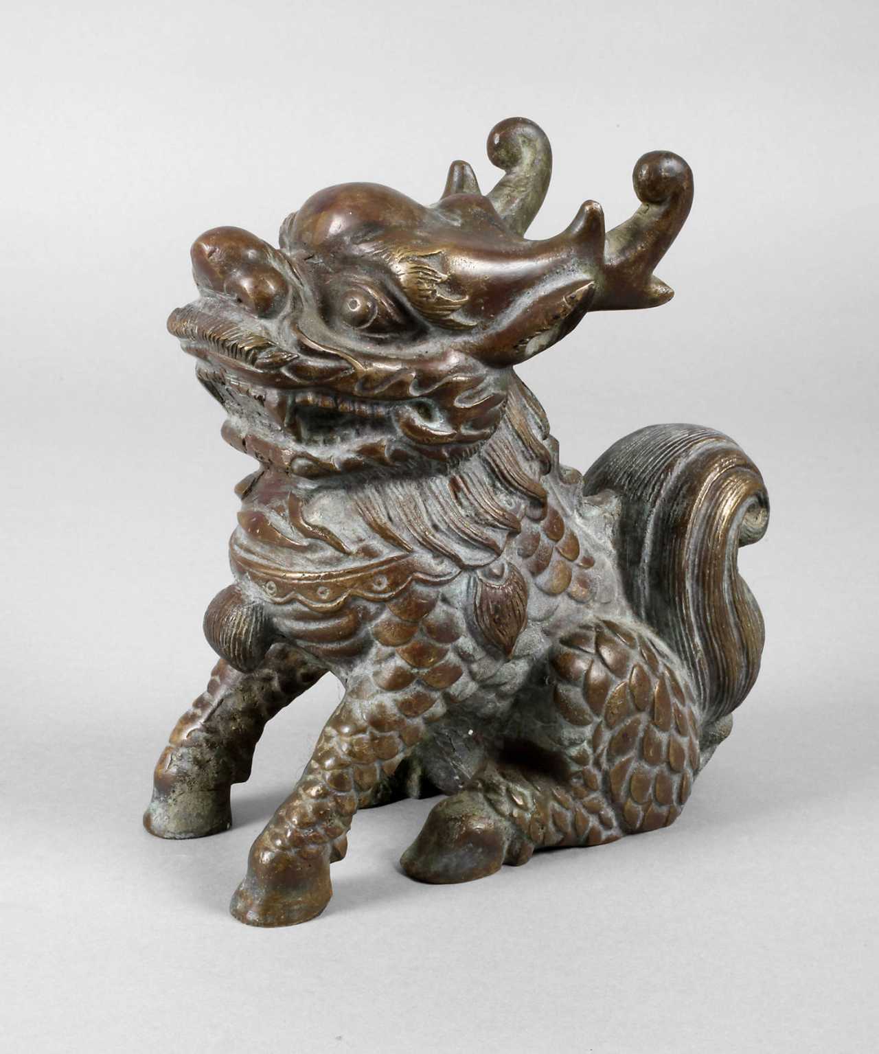 Bronze Sculpture Qilin — catalog 90. Auction Antiques Day I | Download ...