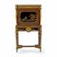 A FRENCH ORMOLU-MOUNTED AMARANTH, BURR-WALNUT, SYCAMORE, EBONY, JAPANESE LACQUER AND SIMULATED AVENTURINE SECRETAIRE A ABATTANT - Foto 1
