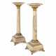 A PAIR OF FRENCH ORMOLU-MOUNTED ONYX PEDESTALS - photo 1