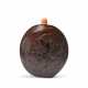 A CARVED COCONUT SHELL SNUFF BOTTLE - photo 1