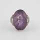 AMETHYST-RING MIT DIAMANTBESATZ - Foto 1