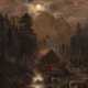 Romantische Gebirgslandschaft bei Mondlicht (1871) - фото 1