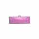 A MATTE PINK PYTHON CLUTCH WITH PINK CRYSTAL CLASP - photo 1