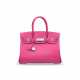 A LIMITED EDITION ROSE TYRIEN & RUBIS EPSOM LEATHER CANDY BIRKIN 30 WITH PALLADIUM HARDWARE - фото 1