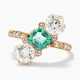 Smaragd-Diamant-Ring - photo 1