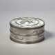 A CIRCULAR SILVER BOX AND COVER - фото 1