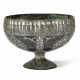 A SILVER-INLAID WHITE BRONZE FOOTED BOWL - photo 1