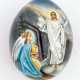 A RUSSIAN PORCELAIN EASTER EGG SHOWING THE RESURRECTION OF CHRIST - фото 1