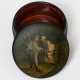 A RUSSIAN LACQUER BOX SHOWING A GOOD BYE SCENE - photo 1