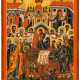 A LARGE GREEK ICON SHOWING THE DORMITION OF THE MOTHER OF GOD - фото 1
