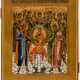 A LARGE RUSSIAN ICON SHOWING THE SYNAXIS OF THE HOLY ARCHANGEL MICHAEL - photo 1