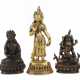 3 buddhistische Bronzefiguren Nepal - photo 1