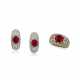 RUBY AND DIAMOND RING AND EARRINGS - photo 1