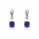 CHAUMET 'CLARISSE' SAPPHIRE AND DIAMOND EARRINGS - Foto 1