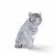 A LIMITED EDITION LALIQUE CRYSTAL TIGER FIGURINE - фото 1