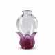 A LALIQUE LIMITED EDITION 'PIVOINES FUCHSIA' CRYSTAL VASE - Foto 1