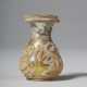 A ROMAN YELLOW GLASS SNAKE-THREAD SPRINKLER FLASK - photo 1