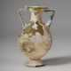 A LATE ROMAN GREEN GLASS TWO-HANDLED FLASK - фото 1