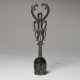 A LURISTAN BRONZE FINIAL AND STAND - photo 1
