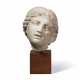 A ROMAN MARBLE HEAD OF NIOBE - фото 1