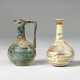 TWO ROMAN GLASS VESSELS WITH SPIRAL TRAILING - photo 1