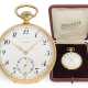 18K Präzisionstaschenuhr von Zenith, mit Originalbox, ca.1930 - фото 1