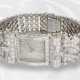 Armbanduhr: exklusive, unikate Schweizer Brillant/Diamant-Schmuckuhr aus den 70er-Jahren im Stil des Art déco, ca. 30ct feinste Brillanten und Diamanten, Werk Girard Perregaux - photo 1