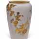 A SATSUMA VASE WITH MORNING GLORY AND DRAGONFLY - Foto 1