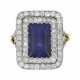 TIFFANY & CO. BELLE &#201;POQUE SAPPHIRE AND DIAMOND RING - photo 1