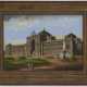 A GERMAN PORCELAIN RECTANGULAR TOPOGRAPHICAL PLAQUE - фото 1