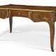 A FRENCH ORMOLU-MOUNTED KINGWOOD, TULIPWOOD AND FLORAL MARQUETRY CENTER TABLE - photo 1