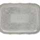 A GEORGE V SILVER TWO-HANDLED LARGE TRAY - photo 1
