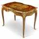A FINE FRENCH ORMOLU-MOUNTED KINGWOOD, BOIS SATINE AND STAINED FRUITWOOD MARQUETRY SIDE TABLE - photo 1