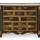 A REGENCE ORMOLU-MOUNTED JAPANESE LACQUER AND VERNIS COMMODE EN CABINET - photo 1