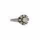 Ring mit Diamanten von zus. ca. 0,54 ct als Rosette angeordnet, - Foto 1