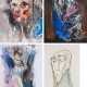 Mixed lot of 3 paper works - Foto 1