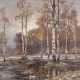 JULIUS JULIEVITCH VON KLEVER 1850 Dorpat - St. Petersburg 1924 (follower) An autumnal forest - Foto 1