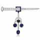 CARTIER ART DECO SAPPHIRE AND DIAMOND BROOCH - photo 1