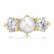 NO RESERVE | TIFFANY & CO. CULTURED PEARL AND DIAMOND RING - photo 1