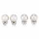 NO RESERVE | REZA TWO PAIRS OF CULTURED PEARL AND DIAMOND EARRINGS - фото 1