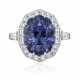 NO RESERVE | COLOR-CHANGE SAPPHIRE AND DIAMOND RING - фото 1