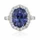 NO RESERVE | COLOR-CHANGE SAPPHIRE AND DIAMOND RING - photo 1