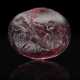 A ROMAN GARNET RINGSTONE WITH THE RAISING OF A HERM OF BACCHUS - Foto 1