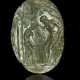 A ROMAN CHROME CHALCEDONY RINGSTONE WITH A SATYR AND MAENAD - photo 1