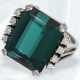 Ring: sehr hochwertiger und dekorativer vintage Turmalin/Diamant-Goldschmiedering, ca. 17,07ct - photo 1